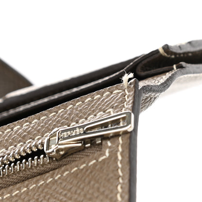 Hermes Epsom Bearn Gusset Wallet Etoupe 8 of 12