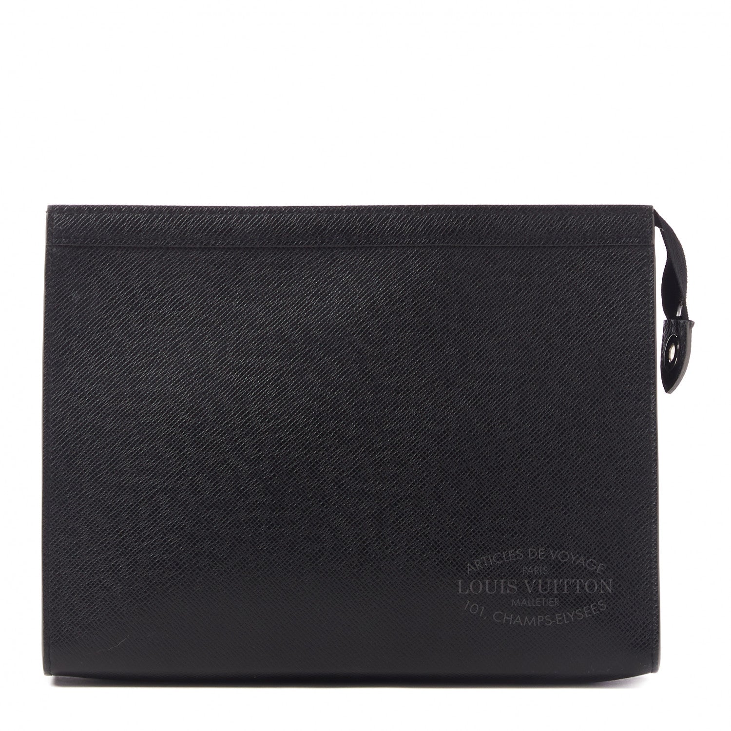 Louis Vuitton Taiga Pochette Voyage MM Black 1 of 7