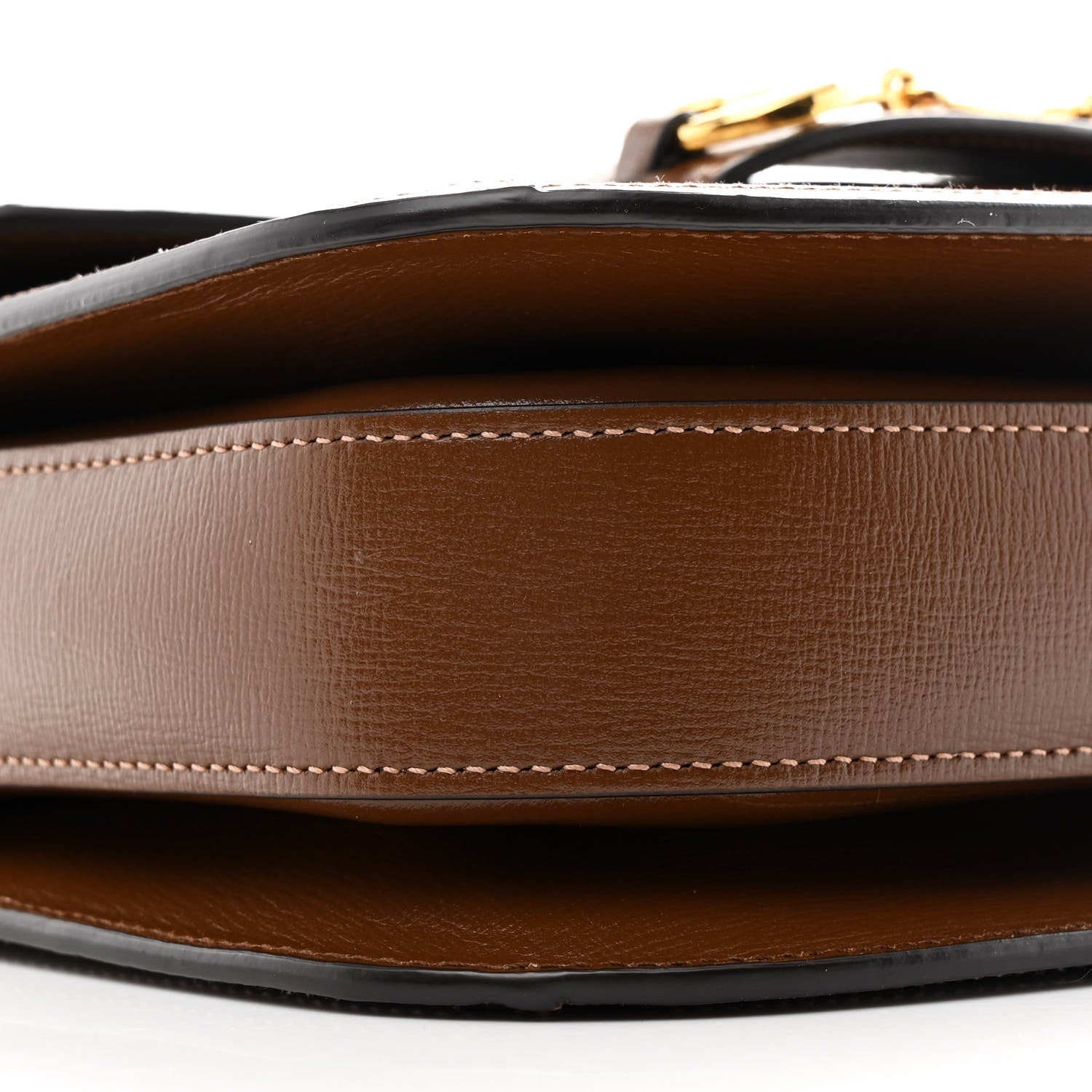 Gucci GG Supreme Monogram Horsebit 1955 Shoulder Bag Beige Brown Sugar 8 of 9