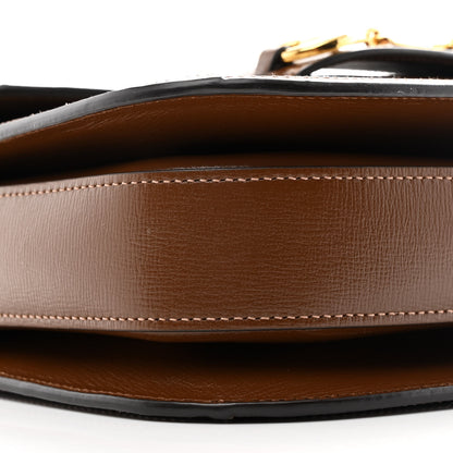 Gucci GG Supreme Monogram Horsebit 1955 Shoulder Bag Beige Brown Sugar 8 of 9