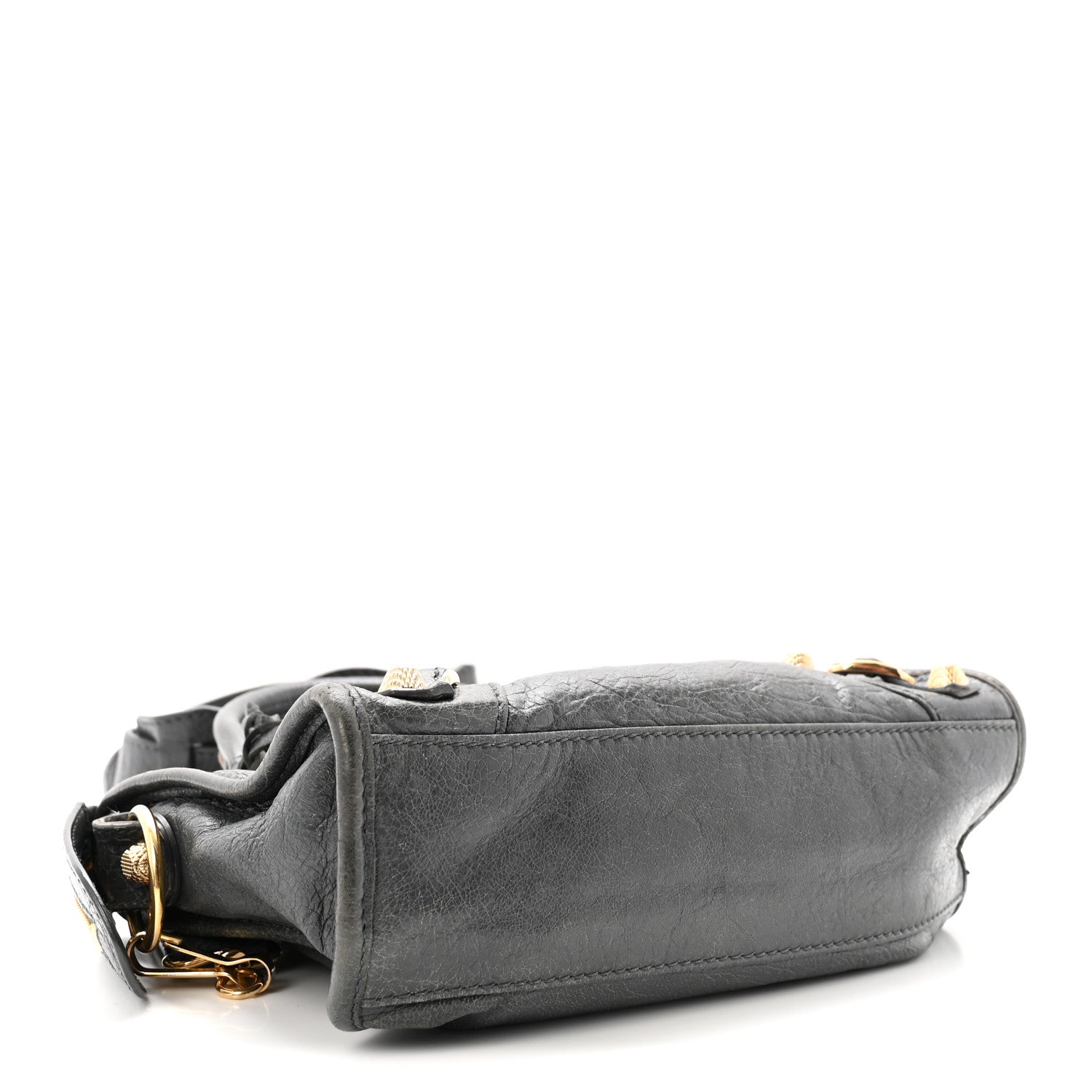 Balenciaga Agneau Giant 12 Gold Hardware Mini City Gris Tarmac 4 of 10