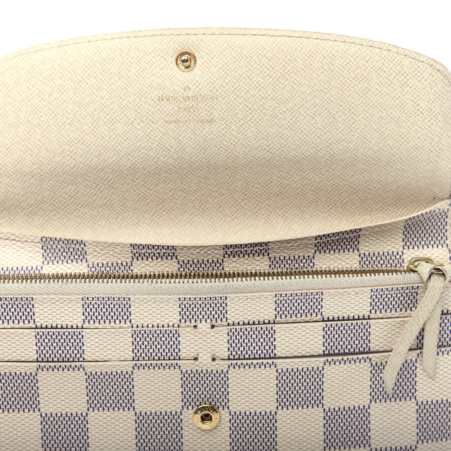 Louis Vuitton Damier Azur Emilie Wallet 6 of 11