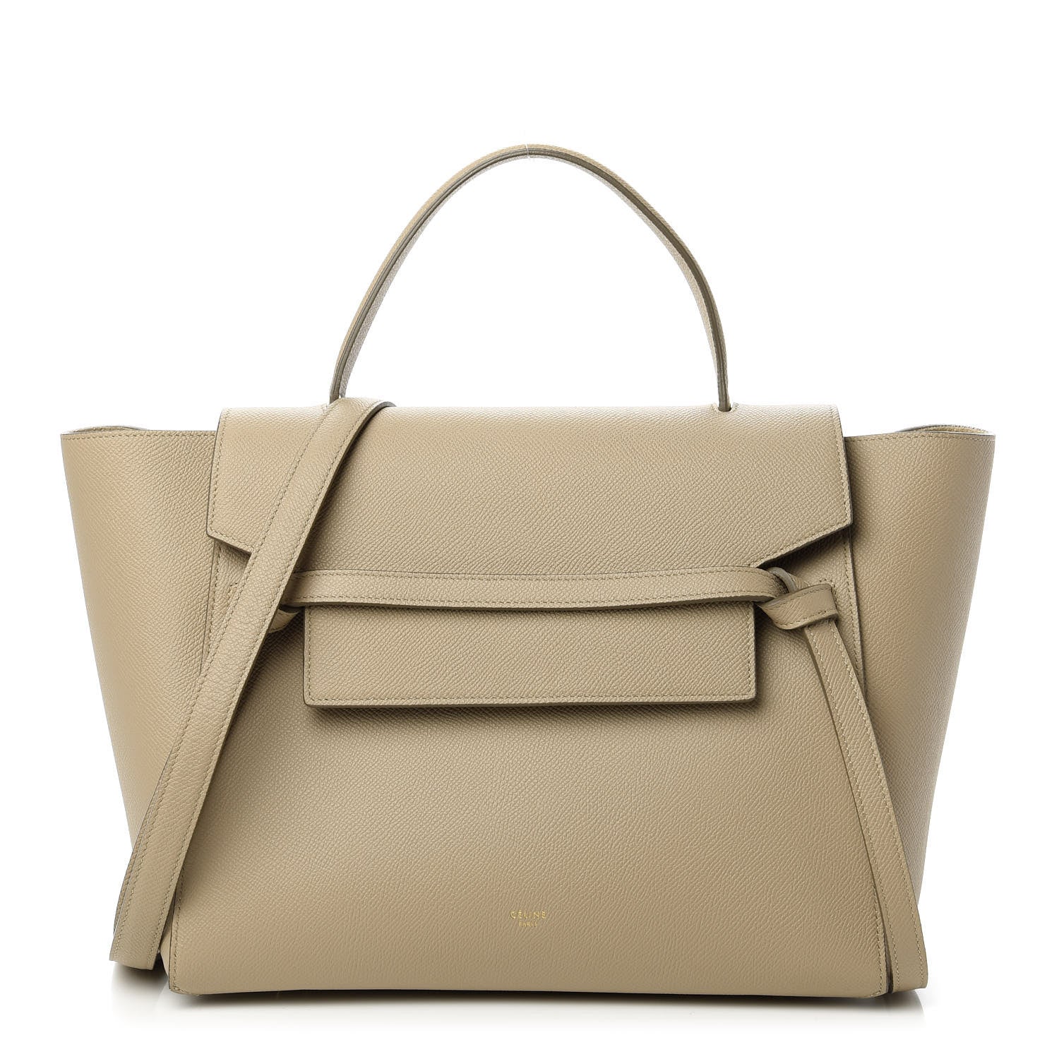 Celine Grained Calfskin Mini Belt Bag Light Taupe 1 of 9