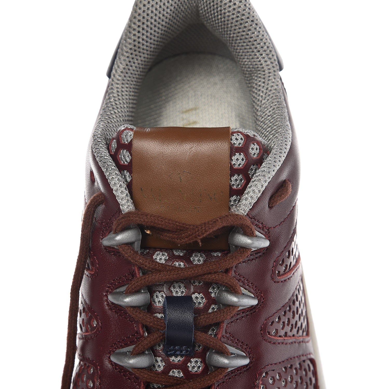 Valentino Garavani Nappa Mesh Laser Cut Mens X-Ray Sneakers 39.5 Rubin Multicolor 11 of 12