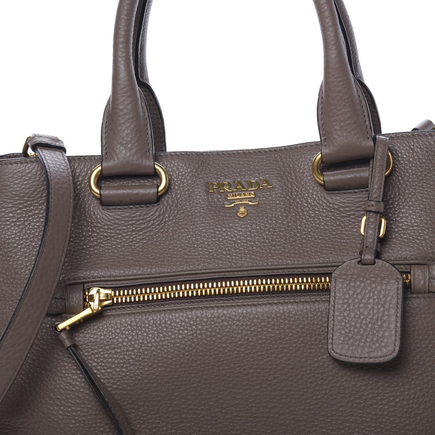Vitello Daino Shopping Satchel Argilla