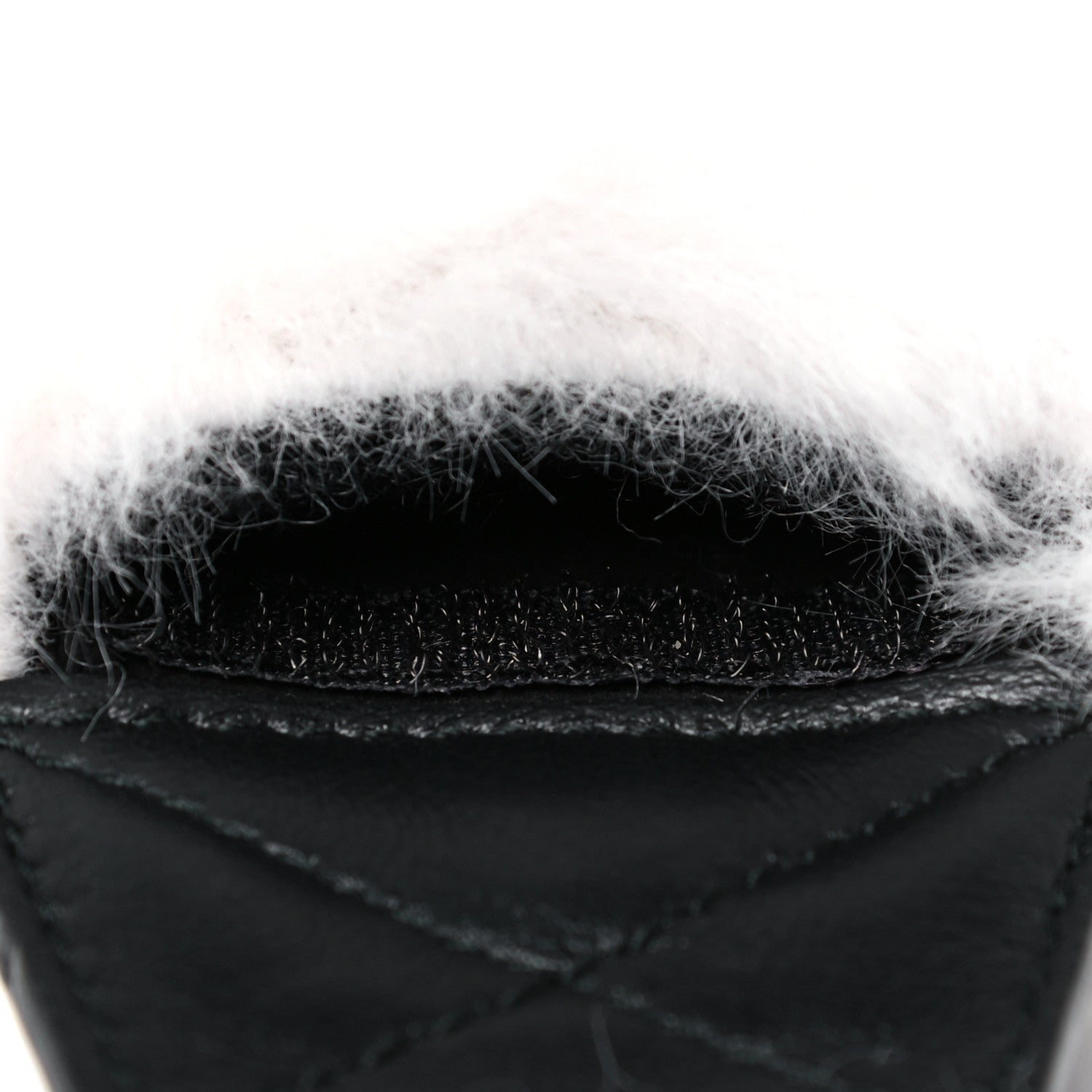 Givenchy Faux Fur Logo Bag Strap White 5 of 6