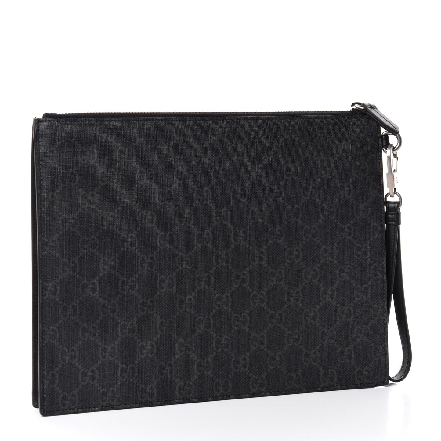 GG Supreme Monogram Rainbow Eagle Documents Holder Black Grey Multicolor