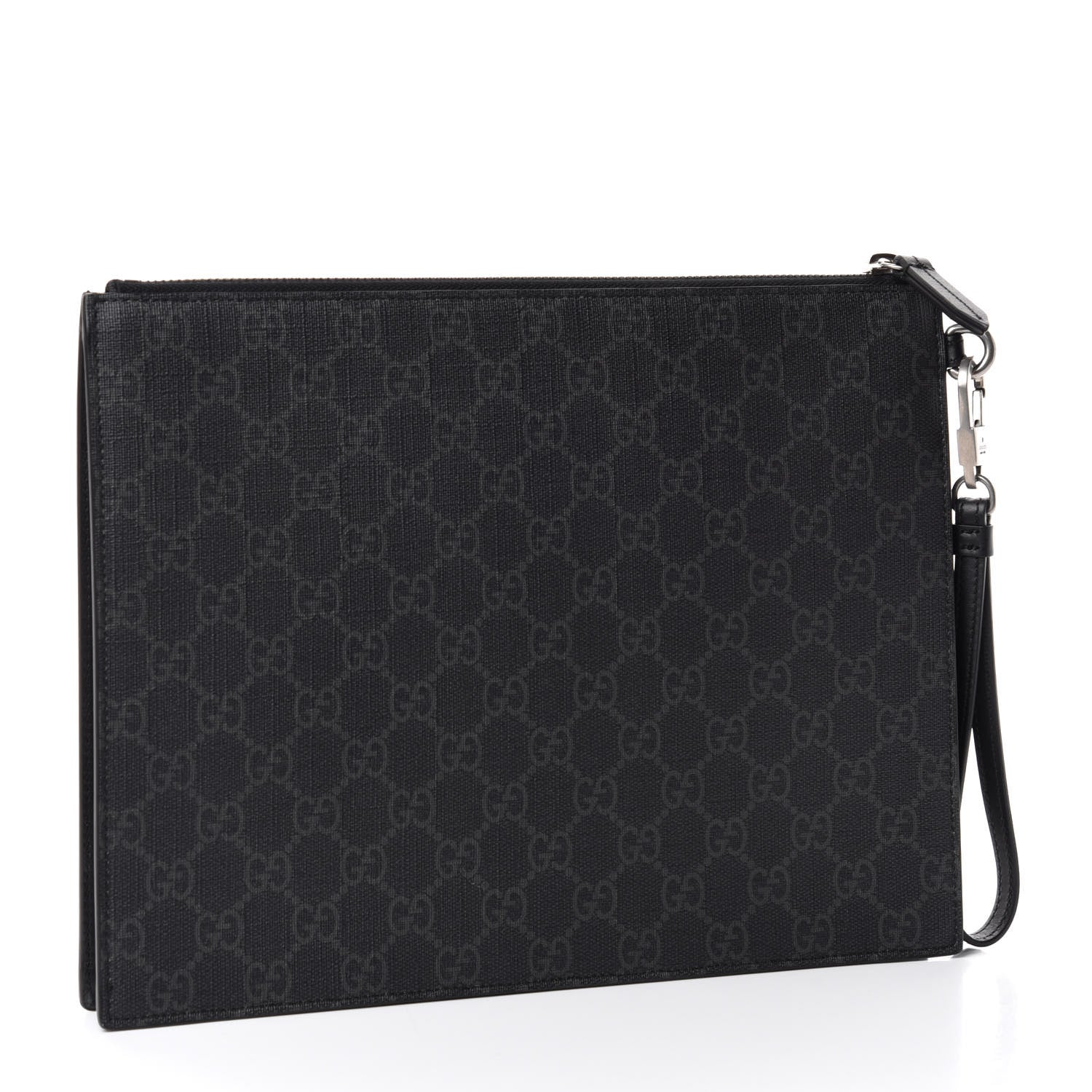 Gucci GG Supreme Monogram Rainbow Eagle Documents Holder Black Grey Multicolor 3 of 6
