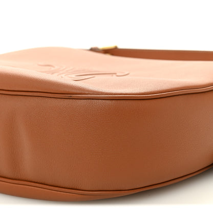 Celine Supple Calfskin Medium Triomphe Heloise Shoulder Bag Tan 11 of 12