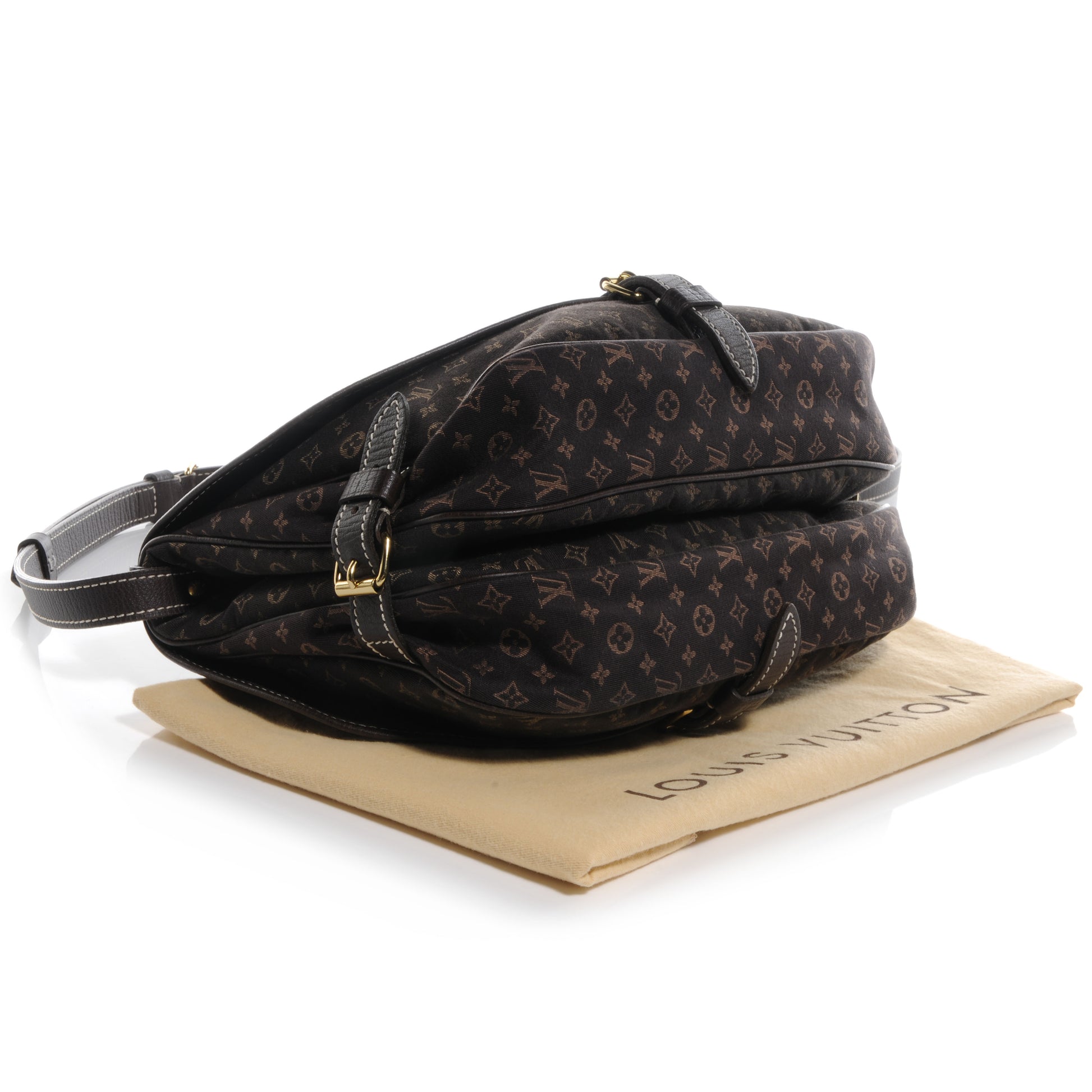 Louis Vuitton Monogram Mini Lin Saumur Ebene 4 of 8