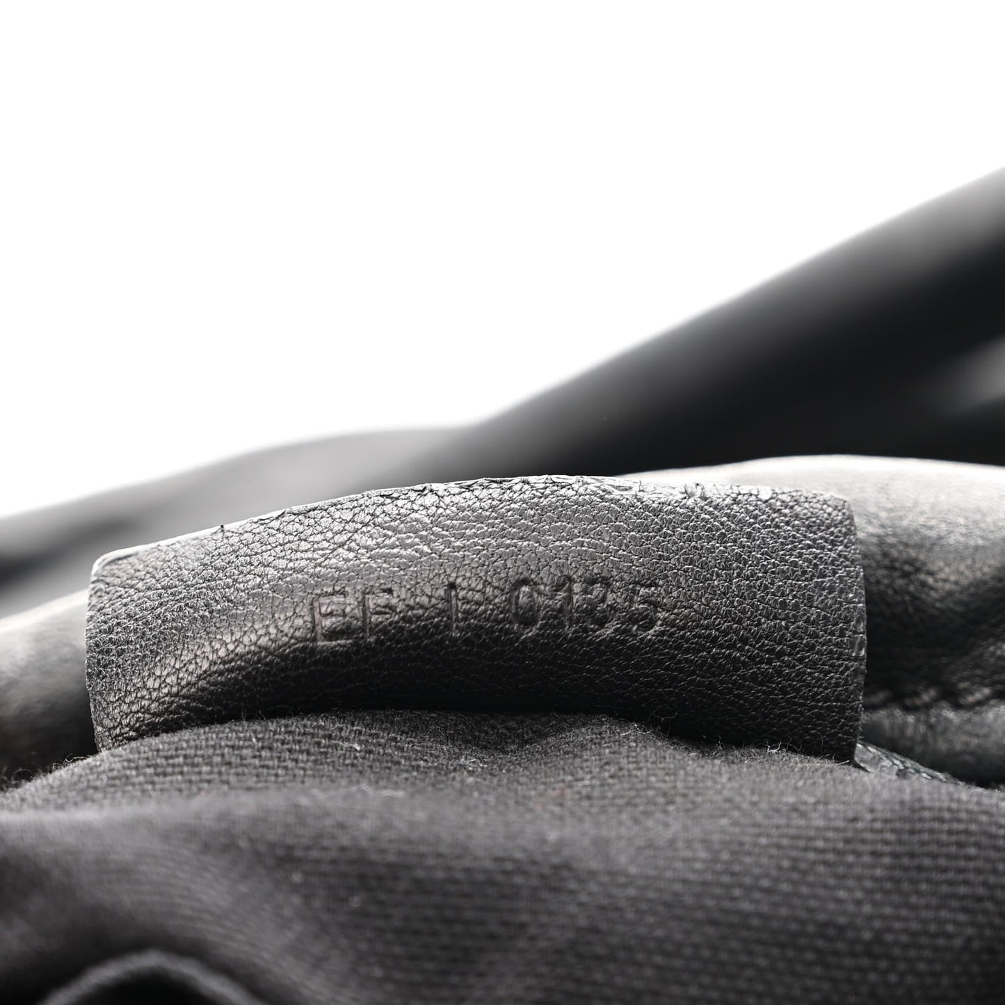 Tumbled Sheepskin Medium Pandora Bag Black