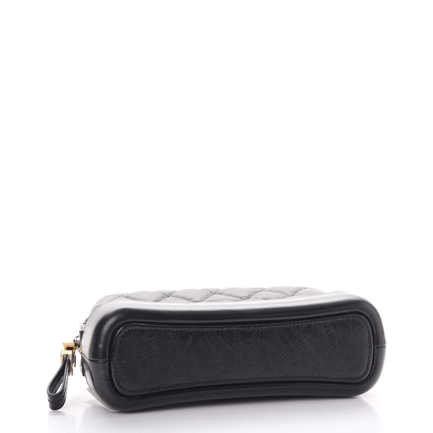 Chanel Aged Calfskin Quilted Gabrielle Classic Pouch Black 4 of 10