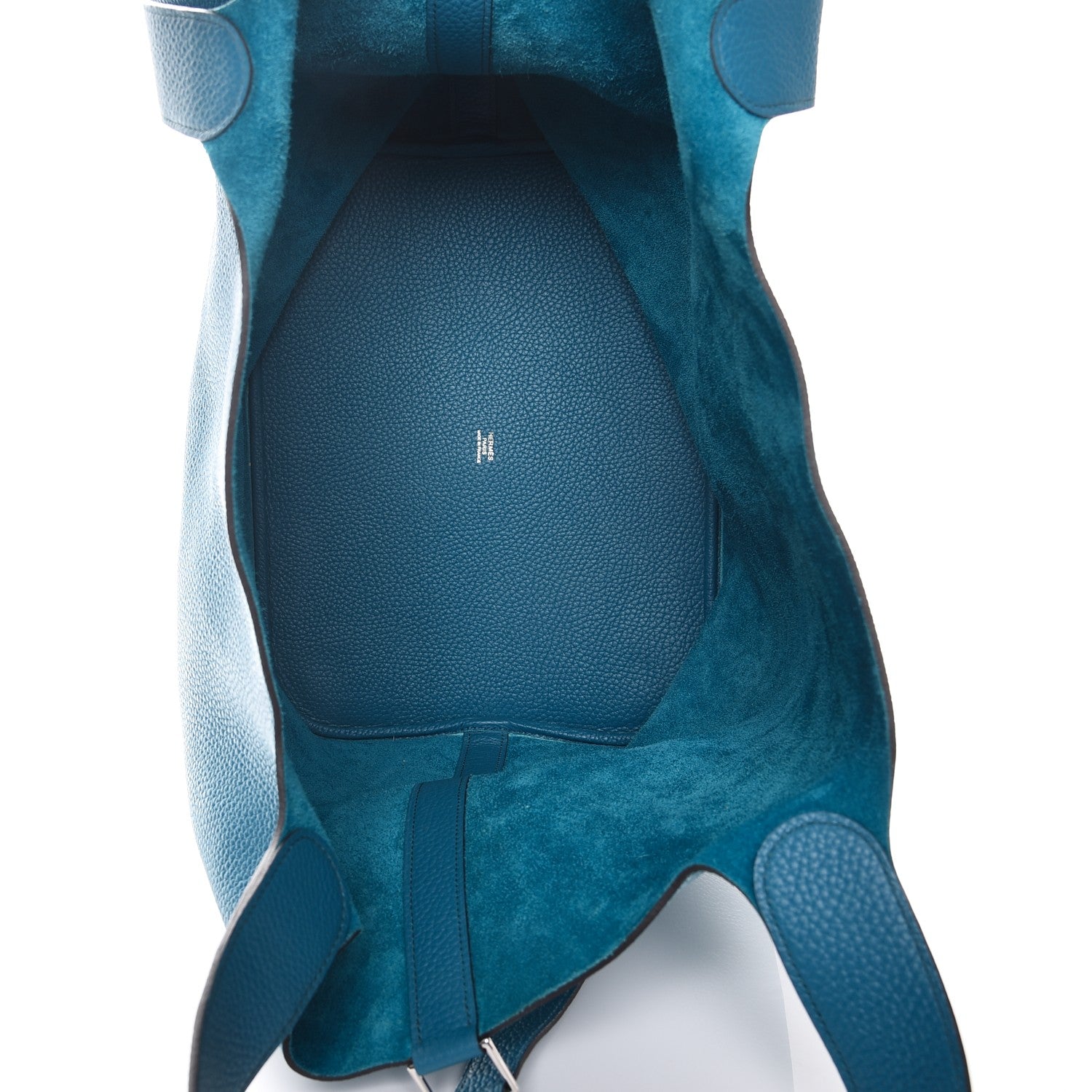 Hermes Taurillon Clemence Picotin TGM Turquoise 5 of 11