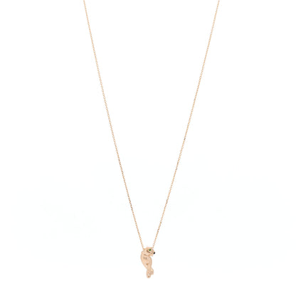 Cartier 18K Pink Gold Tsavorite Black Lacquer Panthère De Cartier Pendant Necklace 1 of 6