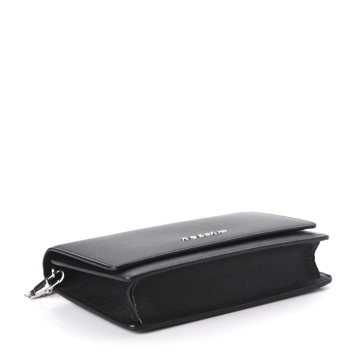 Givenchy Sugar Goatskin Pandora Chain Wallet Black 4 of 11