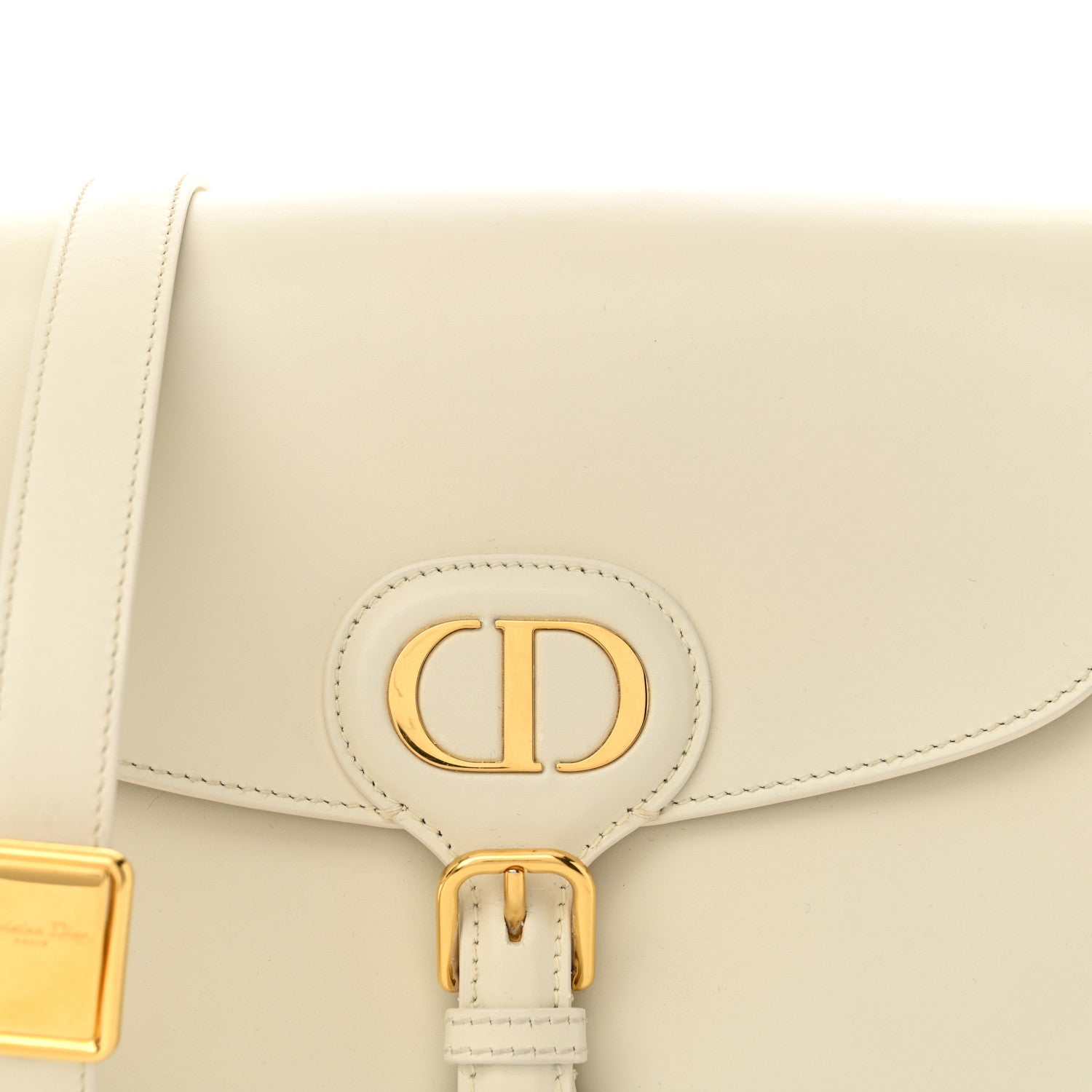 Christian Dior Box Calfskin Medium Bobby Flap Latte 7 of 10