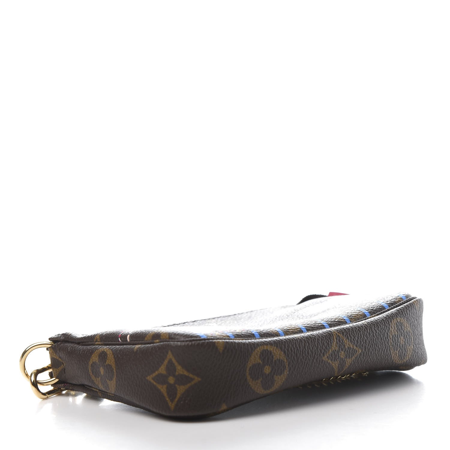 Louis Vuitton Monogram 2020 Christmas Animation Roller Coaster Mini Pochette Accessories Pivoine 4 of 10