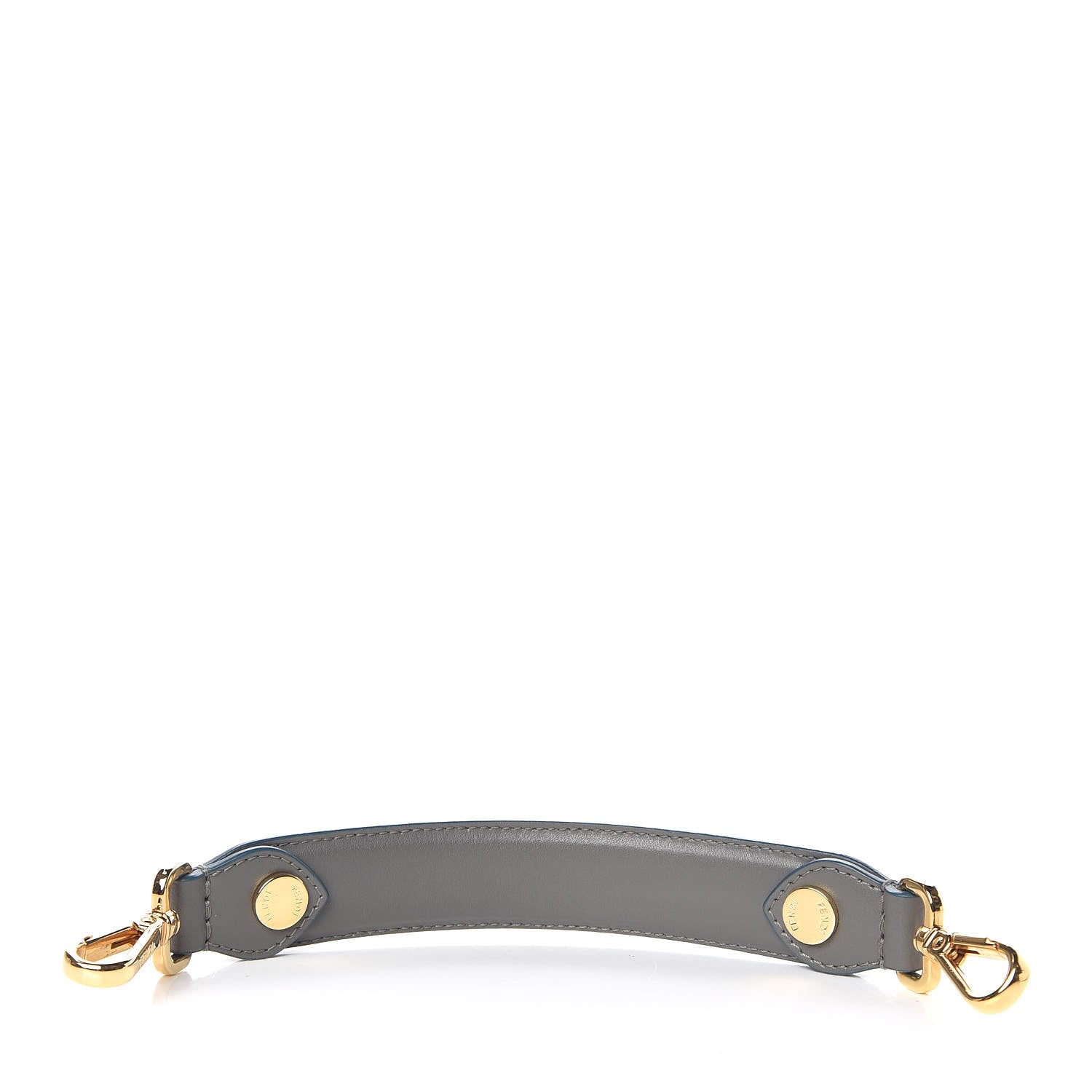 Fendi Calfskin Studded Mini Strap You Grey 2 of 2