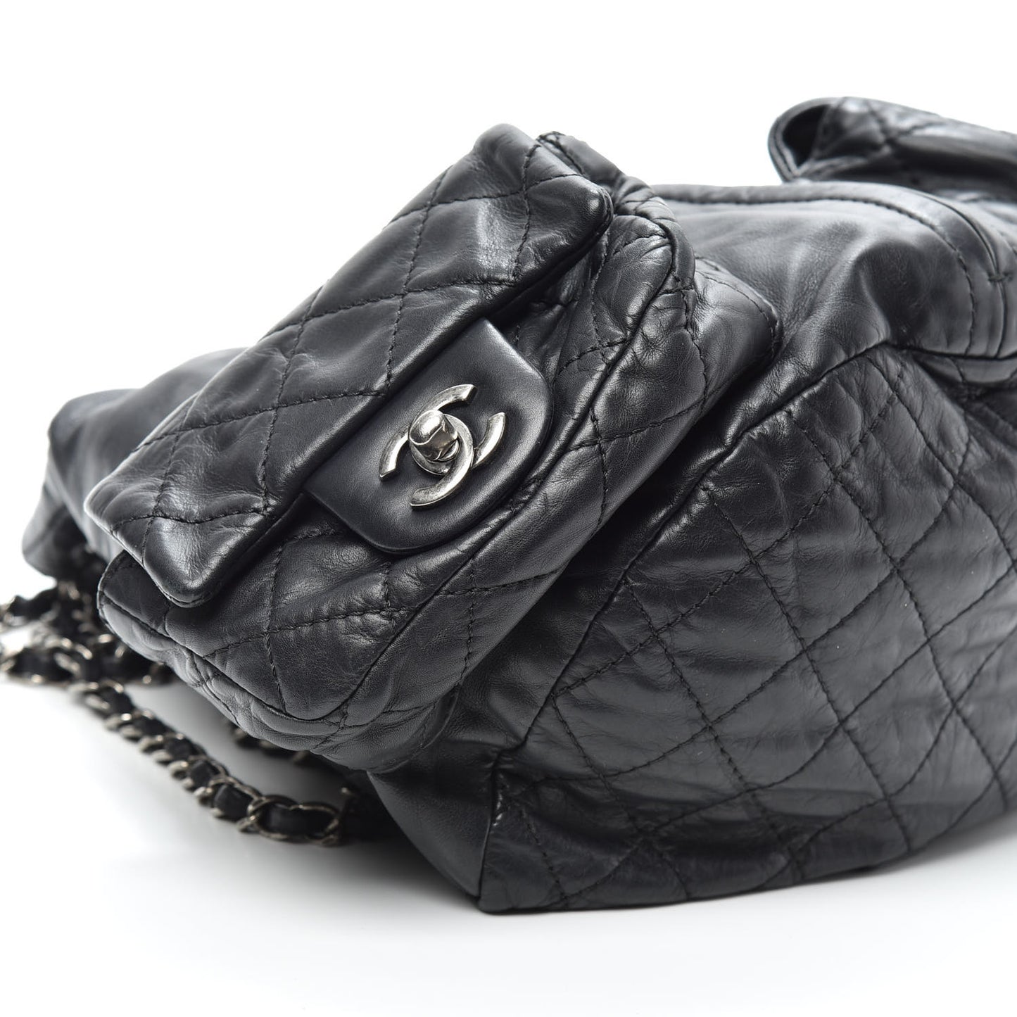 Calfskin Large Backpack Is Back Black