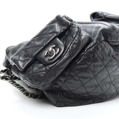 Chanel Calfskin Large Backpack Is Back Black 9 of 10