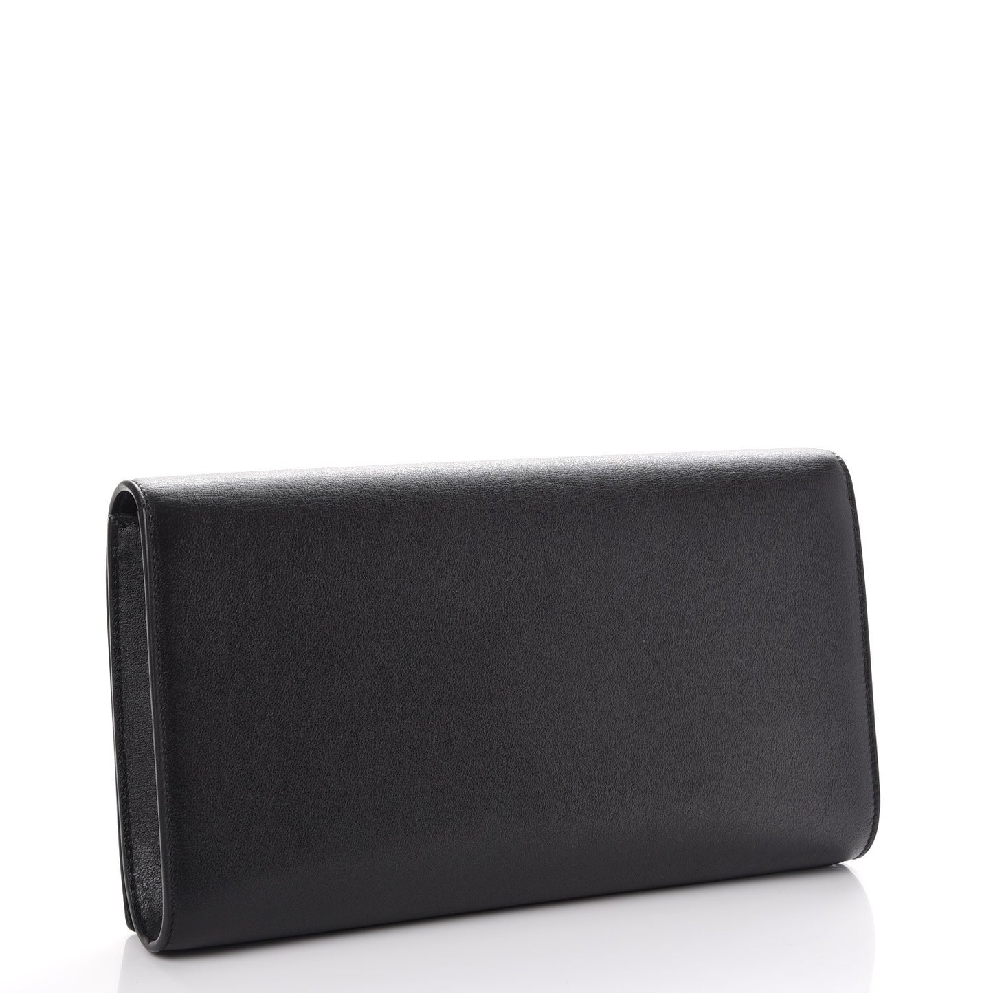 Calfskin Monogram Large Belle De Jour Clutch Black