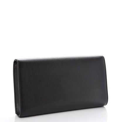 Saint Laurent Calfskin Monogram Large Belle De Jour Clutch Black 3 of 7
