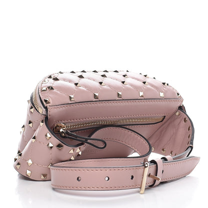 Valentino Garavani Lambskin Rockstud Spike Belt Bag 85 Water Rose 4 of 7