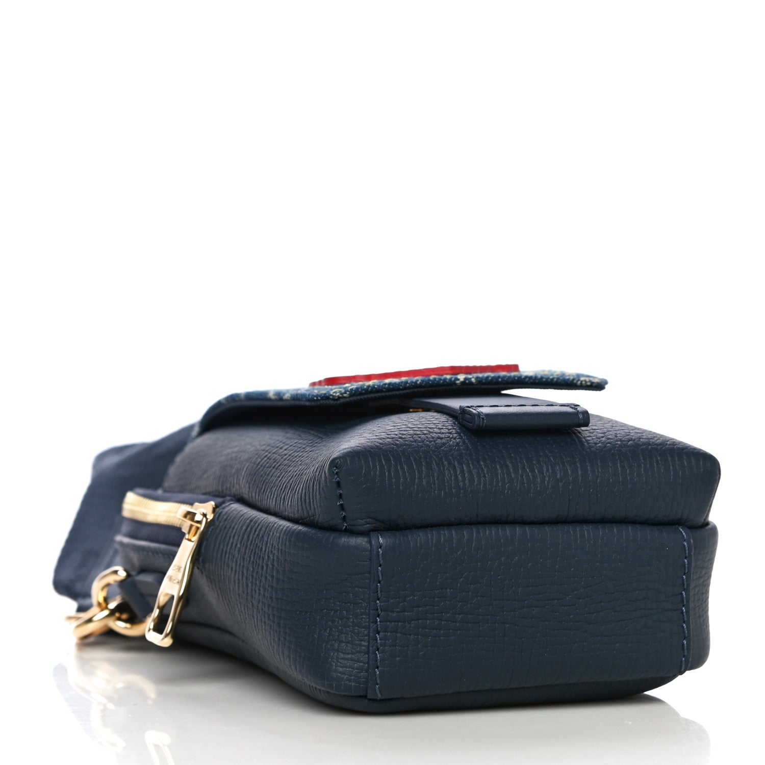 Louis Vuitton X NIGO Denim Monogram Flat Double Phone Pouch 4 of 9