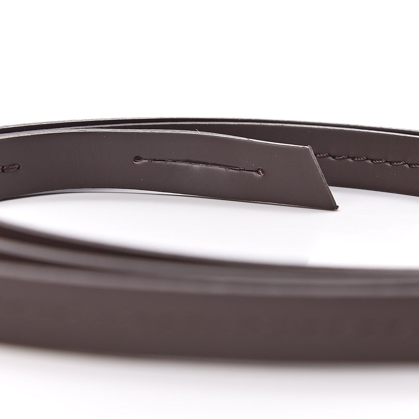 Calfskin Pochette Accessories Strap Brown