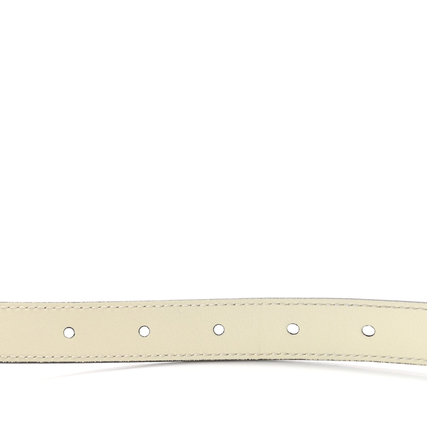 Calfskin Double G 20mm Belt 95 38 Mystic White