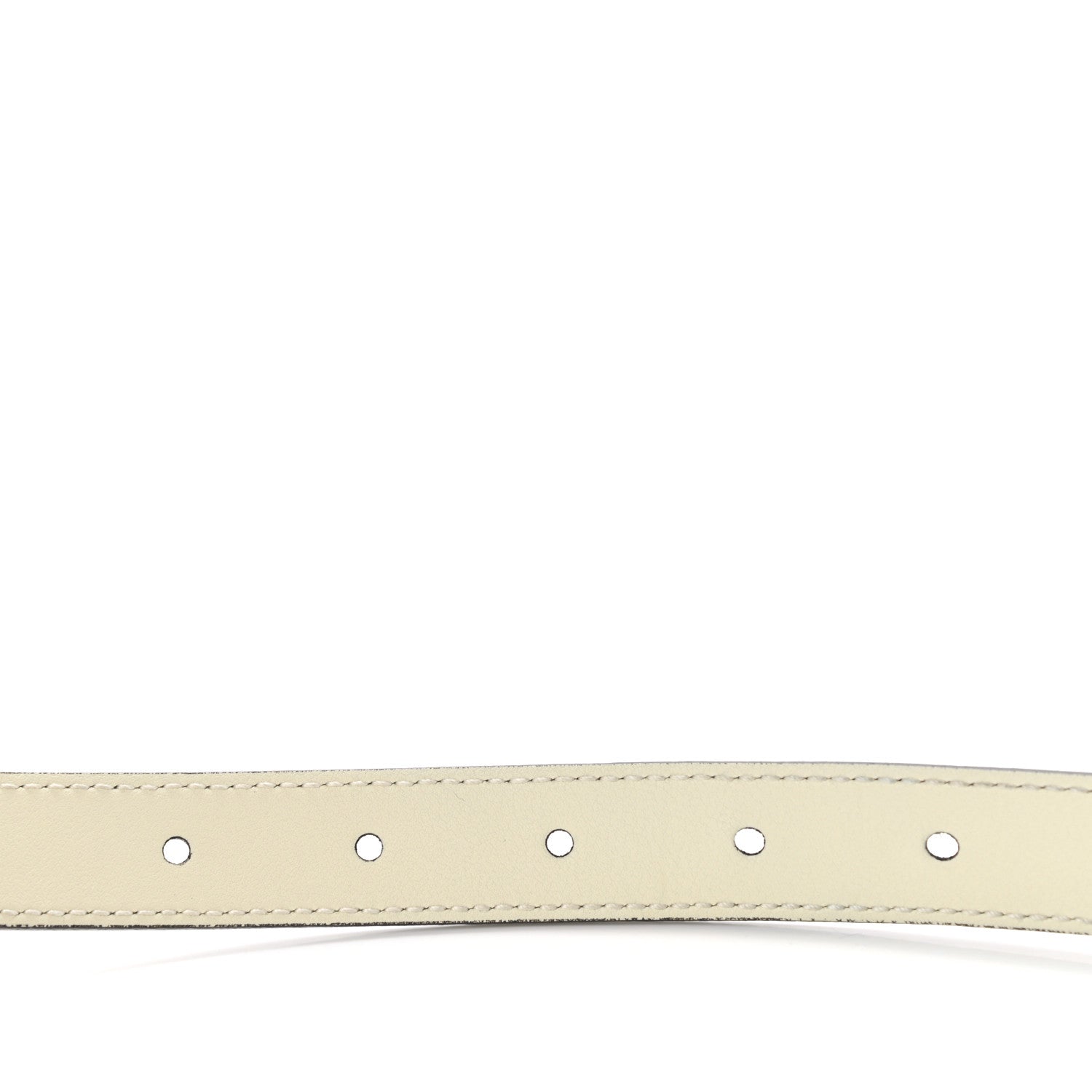 Gucci Calfskin Double G 20mm Belt 95 38 Mystic White 4 of 8
