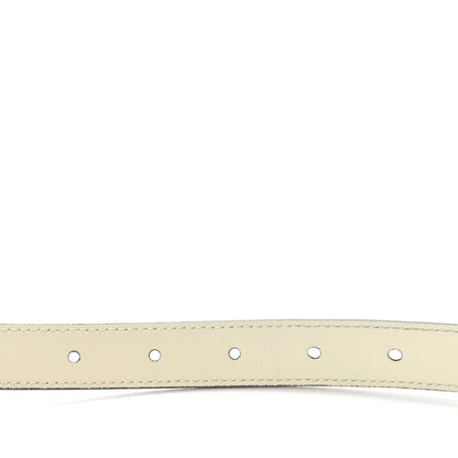 Gucci Calfskin Double G 20mm Belt 95 38 Mystic White 4 of 8