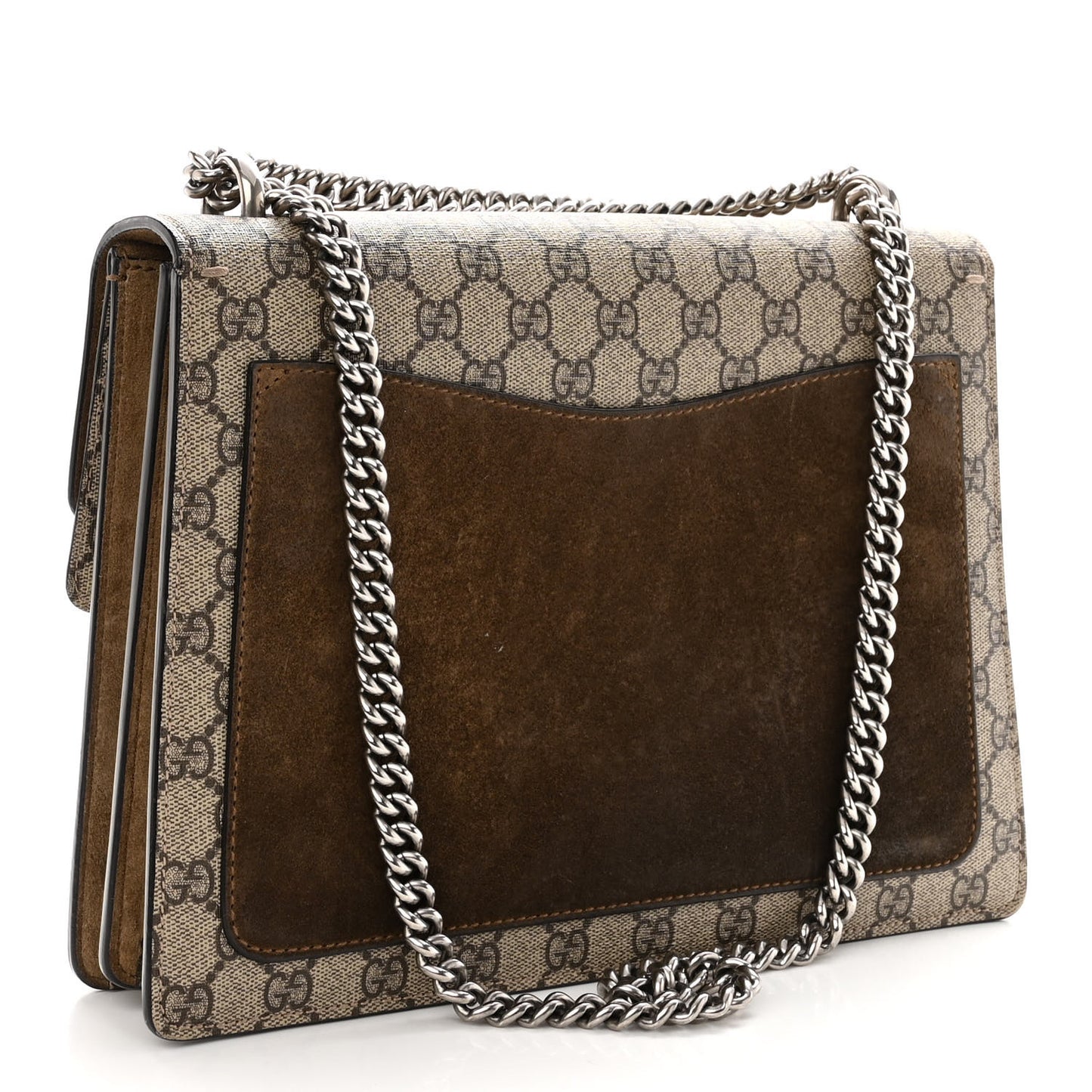 GG Supreme Monogram Medium Dionysus Shoulder Bag Taupe