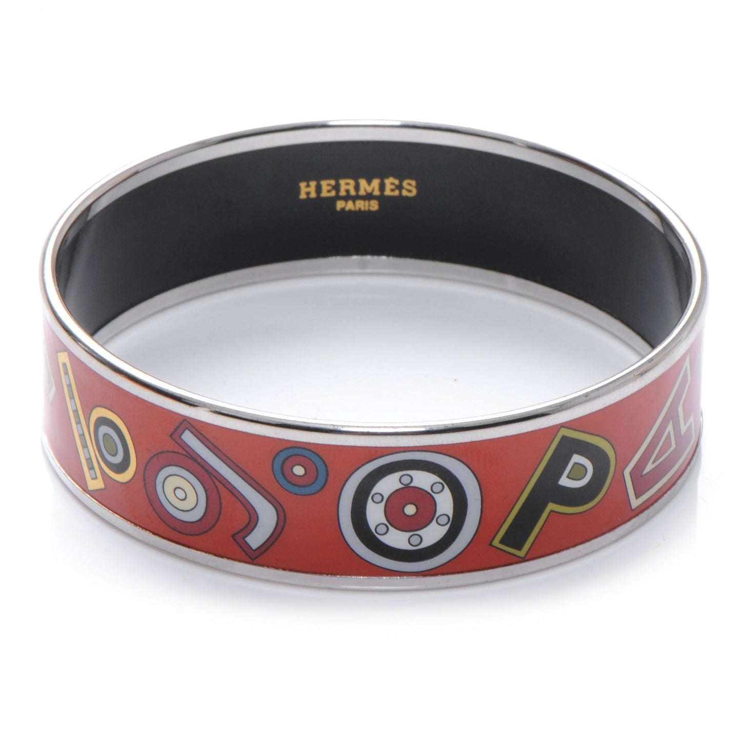 Enamel Printed Wide Tohu Bohu Bracelet 65