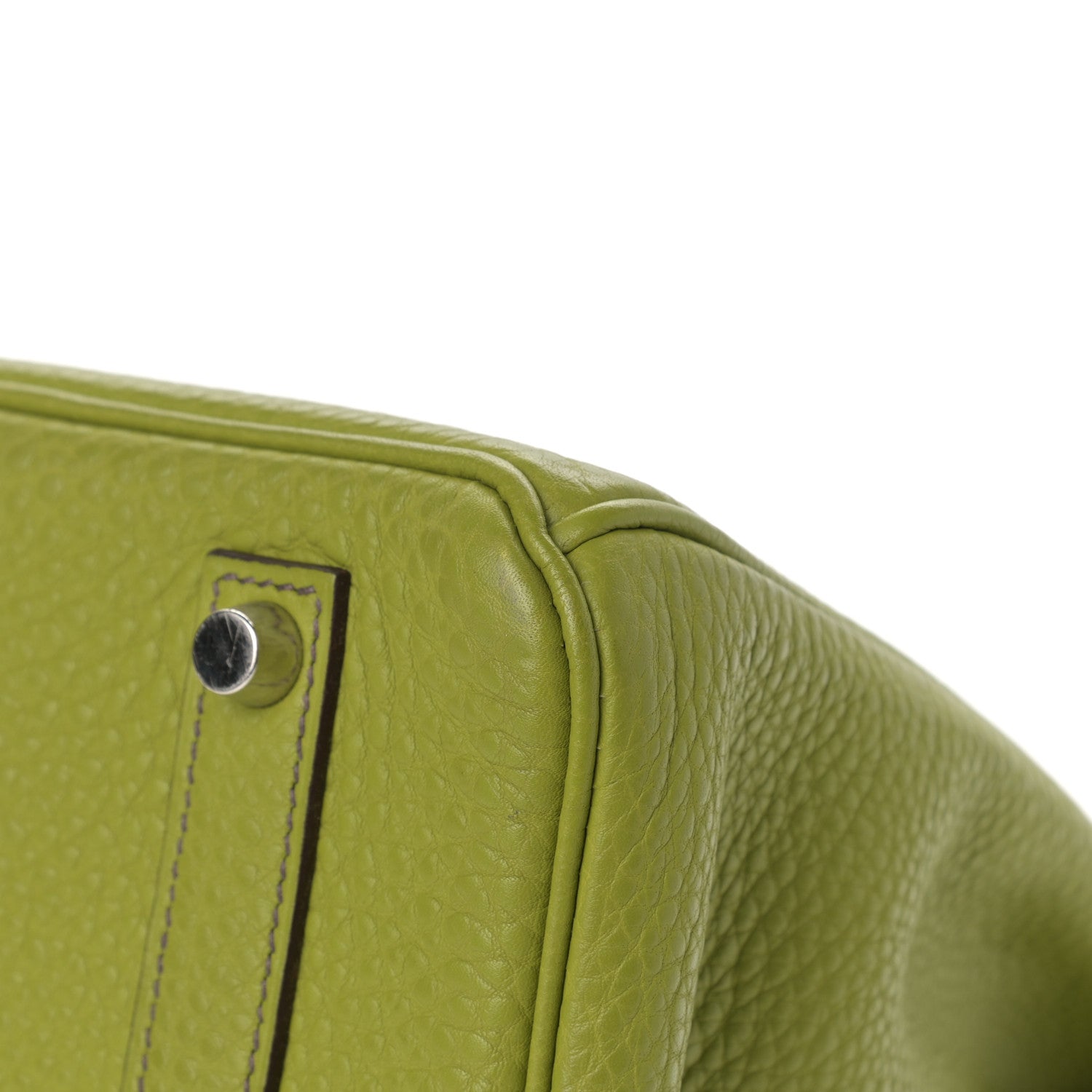 Hermes Togo Birkin 35 Vert Anis 12 of 16