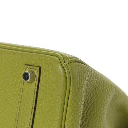 Hermes Togo Birkin 35 Vert Anis 12 of 16