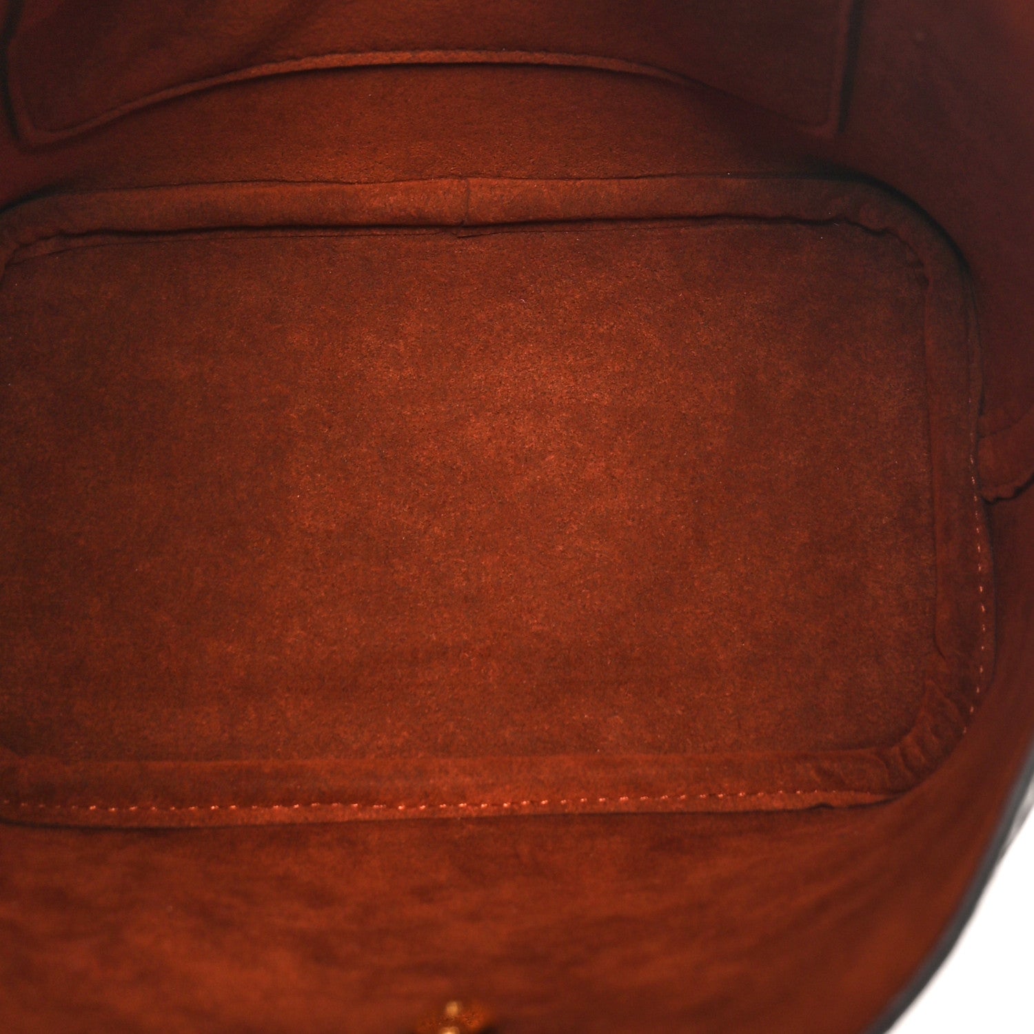 Louis Vuitton Calfskin Lock and Walk Bucket Cognac 7 of 11