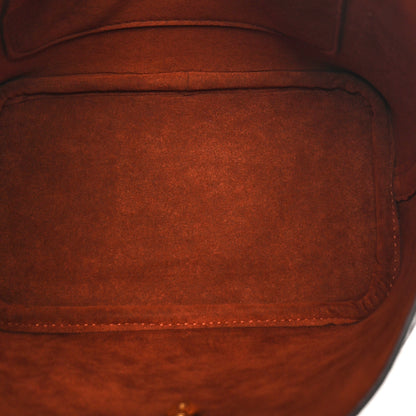 Louis Vuitton Calfskin Lock and Walk Bucket Cognac 7 of 11