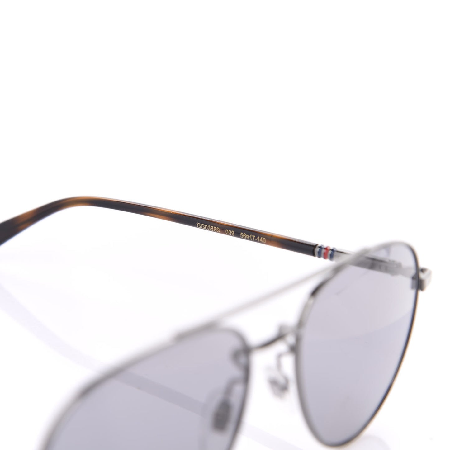 Acetate Aviator Sunglasses GG0447S Silver