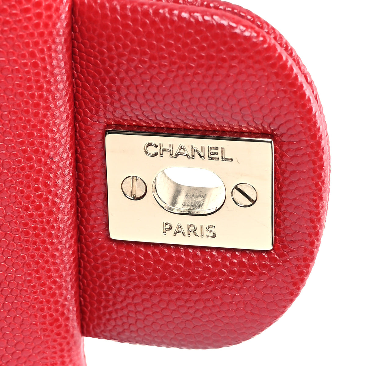Chanel Caviar Quilted Small Double Flap Red 7 of 11