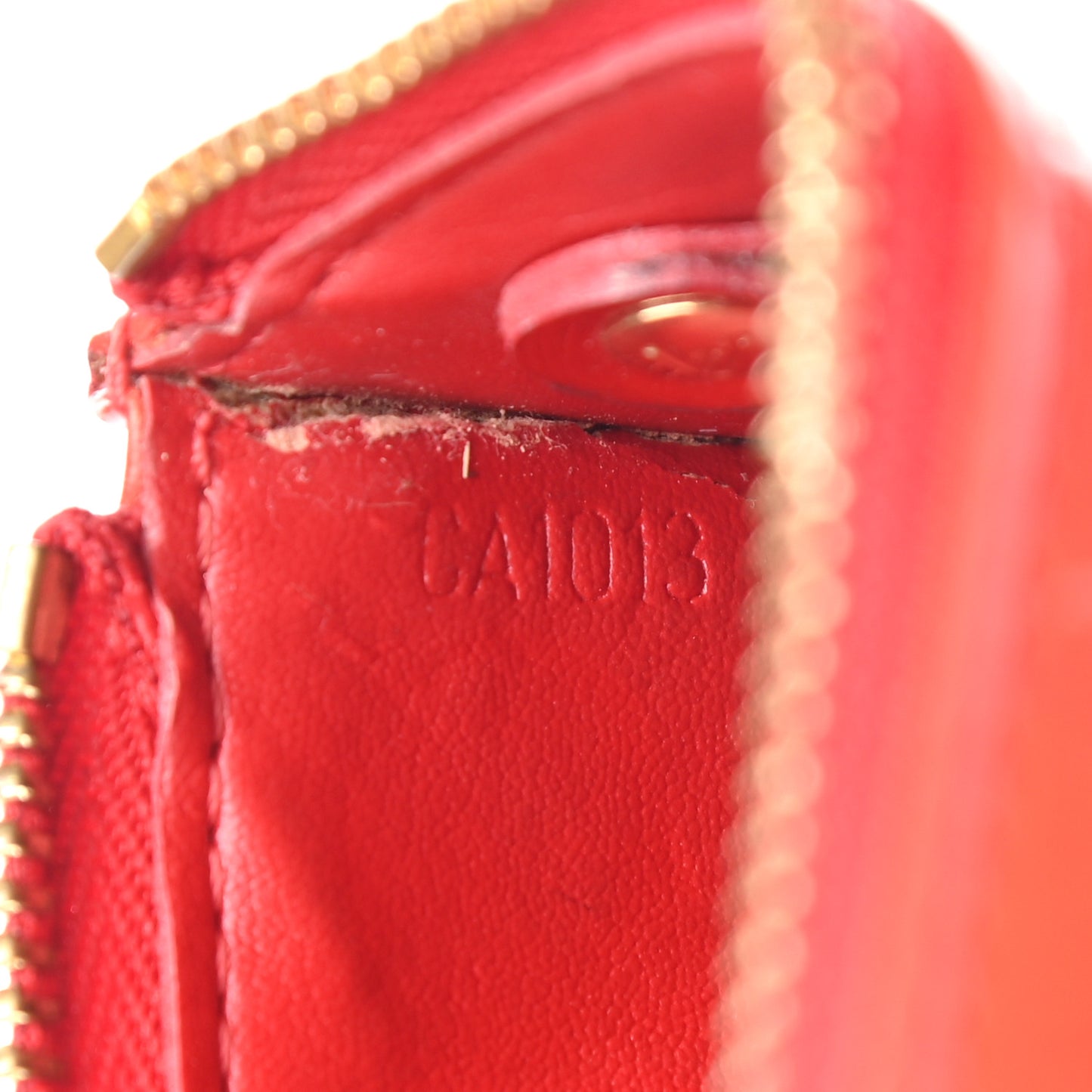 Vernis Key Pouch Rouge