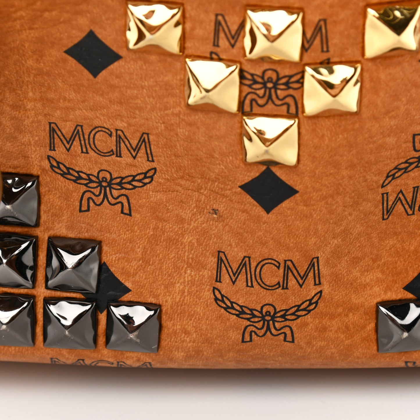 Visetos Studded Small Stark M Backpack Cognac