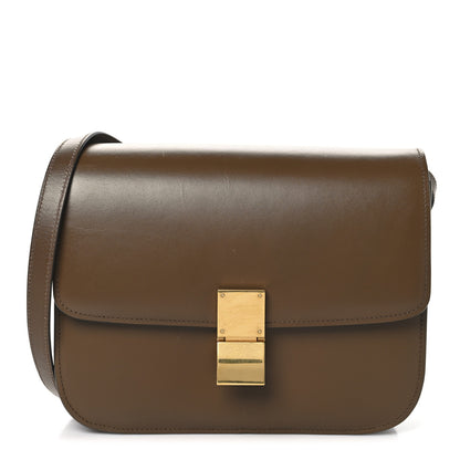 Celine Box Calfskin Medium Classic Box Flap Bag Camel 1 of 12
