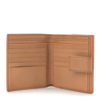 Gucci Calfskin Studded Blondie Compact French Flap Wallet Brown 5 of 11