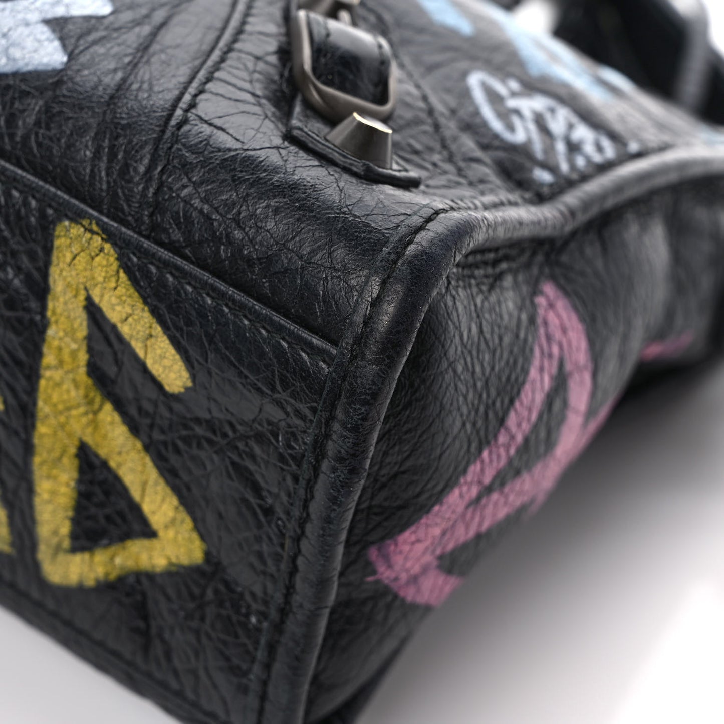 Agneau Graffiti All Over Classic Hardware S City Black Multicolor