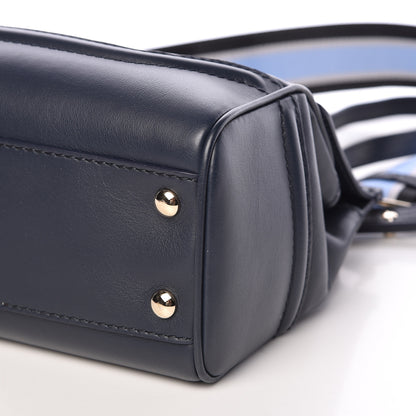 Versace Vitello Medium Palazzo Empire Bag Deep Blue 9 of 9