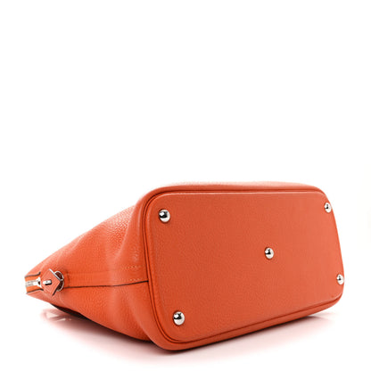 Hermes Taurillon Clemence Bolide 35 Orange Poppy 4 of 16