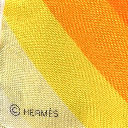 Hermes Silk Geant Marcelina Scarf 90 Rogue Turquoise Vert 4 of 5