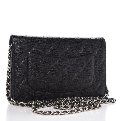 Chanel Caviar Quilted Wallet On Chain WOC Black 3 of 10