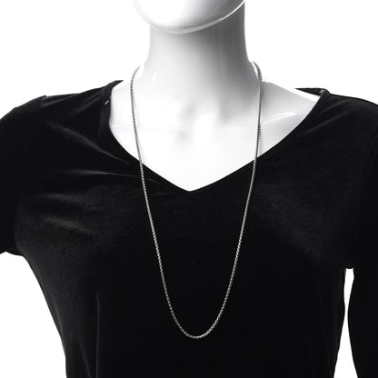 David Yurman Sterling Silver 14K Yellow Gold 2.7mm Small Box Chain Necklace 32" 2 of 5